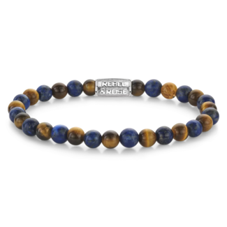 Rebel en Rose Mix Tiger Lapis - 6mm