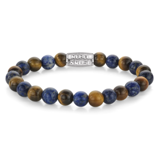 Rebel en Rose Mix Tiger Lapis - 8mm