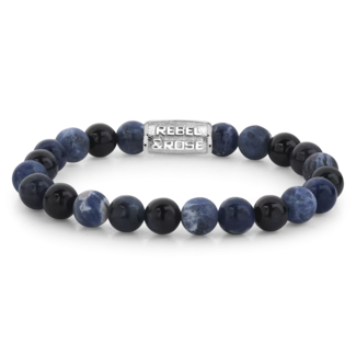 Rebel en Rose Blue Rocks - 8mm