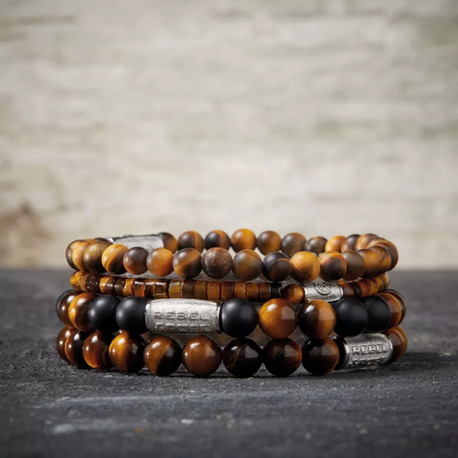 Armband Matt Tiger Twist - 8mm