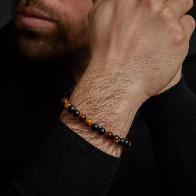 Armband Matt Tiger Twist - 8mm