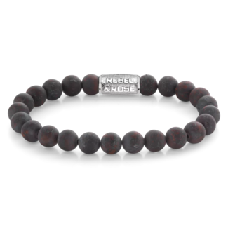 Rebel en Rose Matt Red-brown Sugar - 8mm