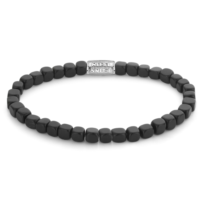 Armband Roll The Dice - The Black Stone - 4mm