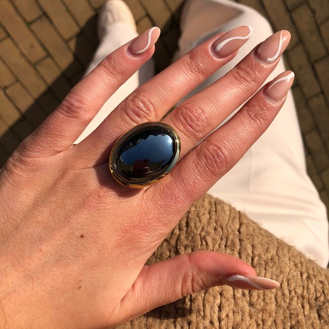Kosmic Kyra Ring Satin Moroda - Zilverkleurig