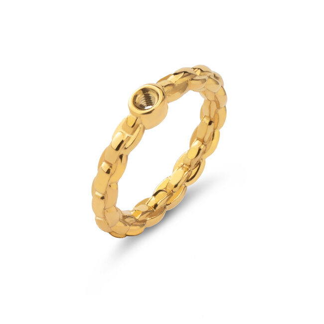 Twisted Tiffany Ring - Goudkleurig