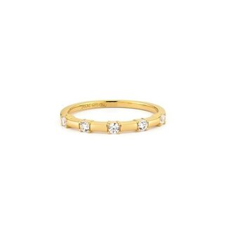 24Kae Ring met kleine steentjes - 124133Y