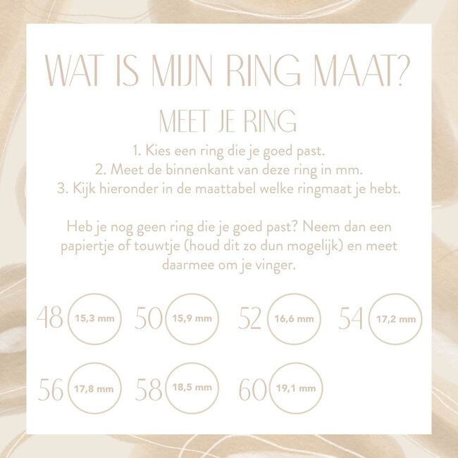 Ring met gedraaide band maat 52- 124138Y