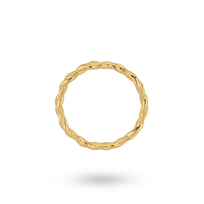 Ring met gedraaide band maat 52- 124138Y