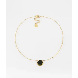 ZAG Bijoux Ketting Pearly Black Onyx