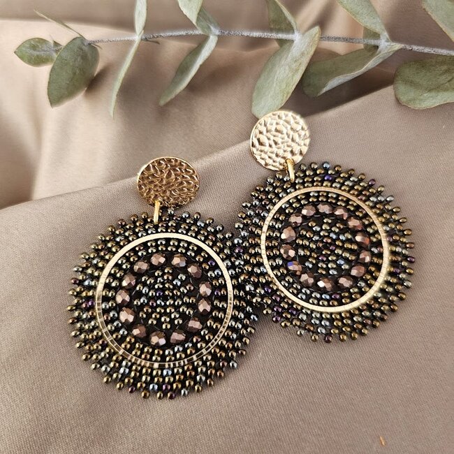 Oorbellen Mini Espagnola - Hazelnoot