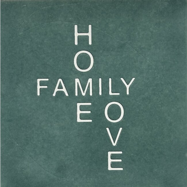 Tegeltje - Home family love