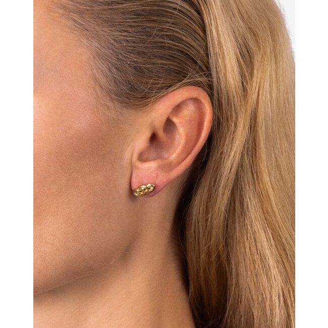 Oorknopjes Nathalie Verguld