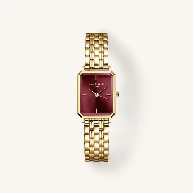 Dames Horloge Octagon XS Burgundy
