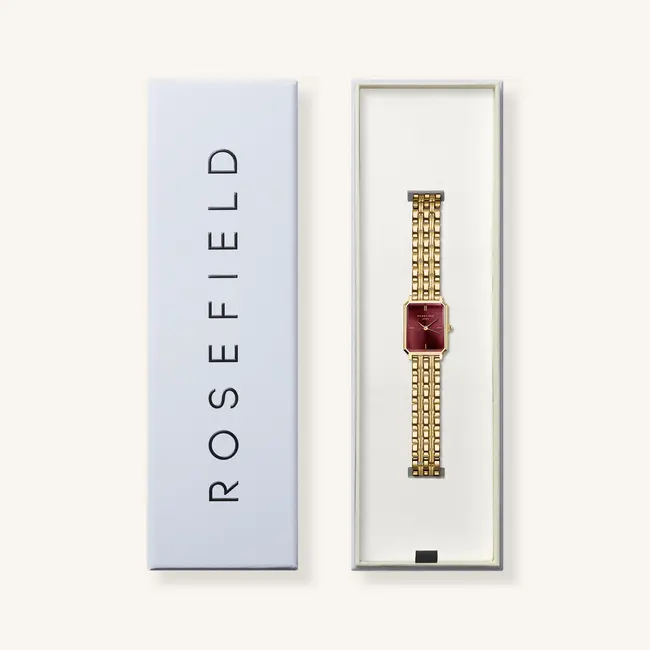 Dames Horloge Octagon XS Burgundy