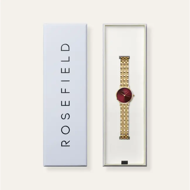 Dames Horloge Small Edit Burgundy
