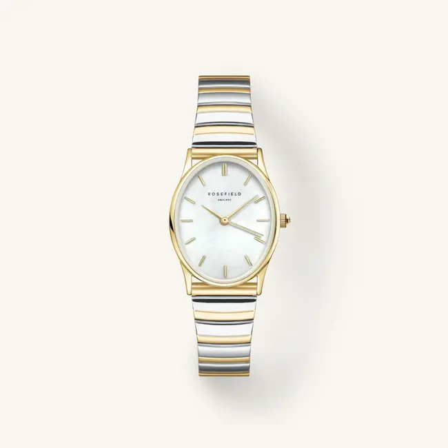 Dames Horloge Oval Pearl Duotone
