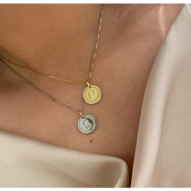 Hanger Ibiza Letter A-Z - Zilver