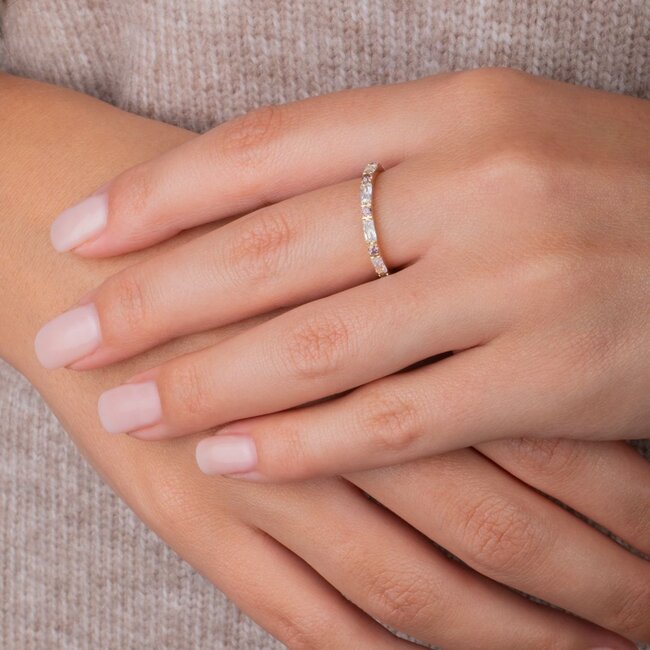 LIMITED EDITION Friends Friends Ava Ring Brown - Goudkleurig