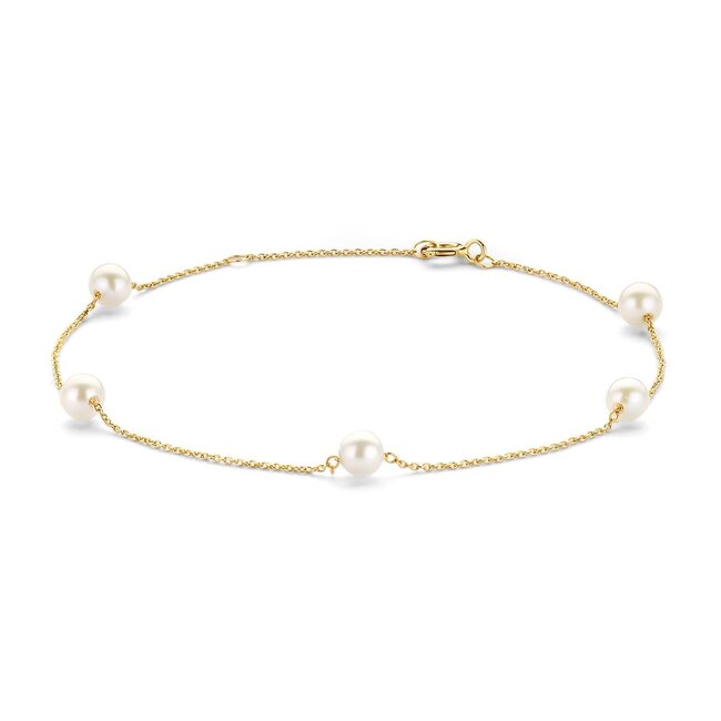 Armband 2248YPW - Geelgoud (14k) met Parels