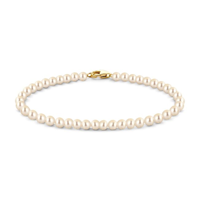 Armband 2253 YPW - Geelgoud (14k) met Parels
