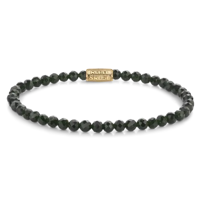 Green Glam Rocks Gold plated