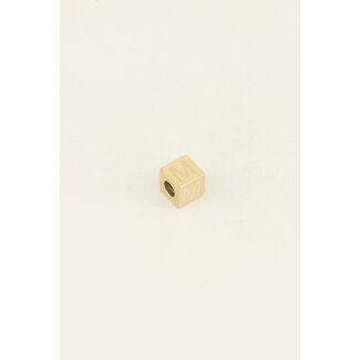 My Jewellery Cubes bedel initiaal armband - Goudkleurig