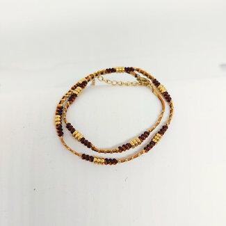 ZAG Bijoux Armband Julie - Bruin
