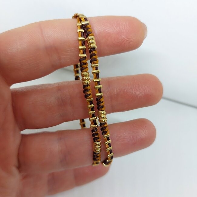 Armband Julie - Bruin