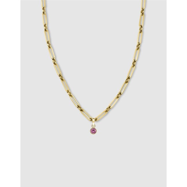 Hanger Gold Plated Geboortesteen