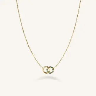 Rosefield Emerald Duo Ketting