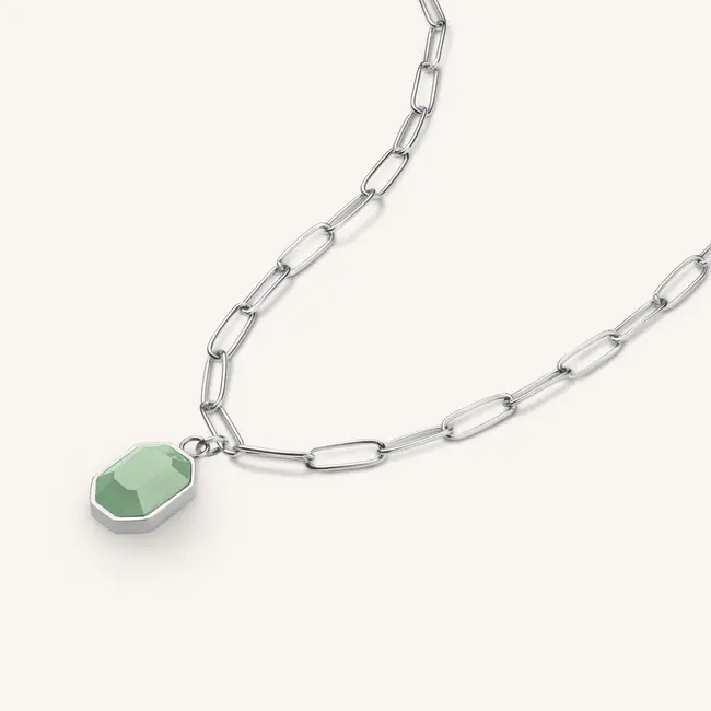 Geometrische Gemstone Ketting