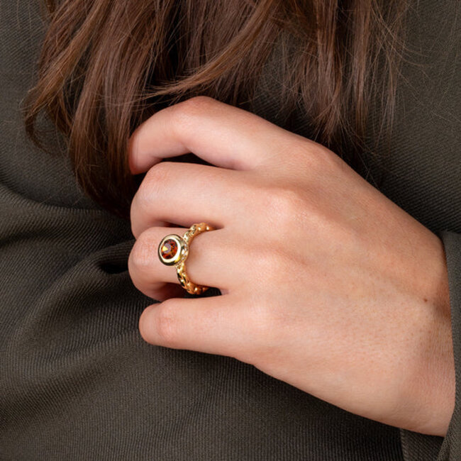 Twisted Tiffany Ring - Goudkleurig