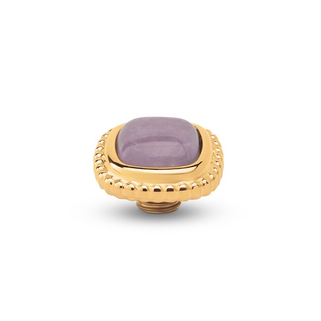 Melano Jewelry Vivid Bali Gem Square - Amethyst