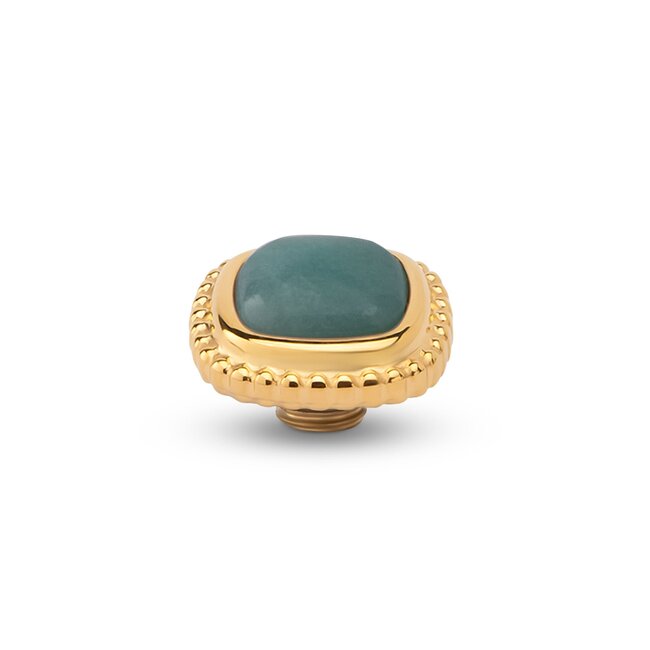 Vivid Bali Gem Square - Amazonite