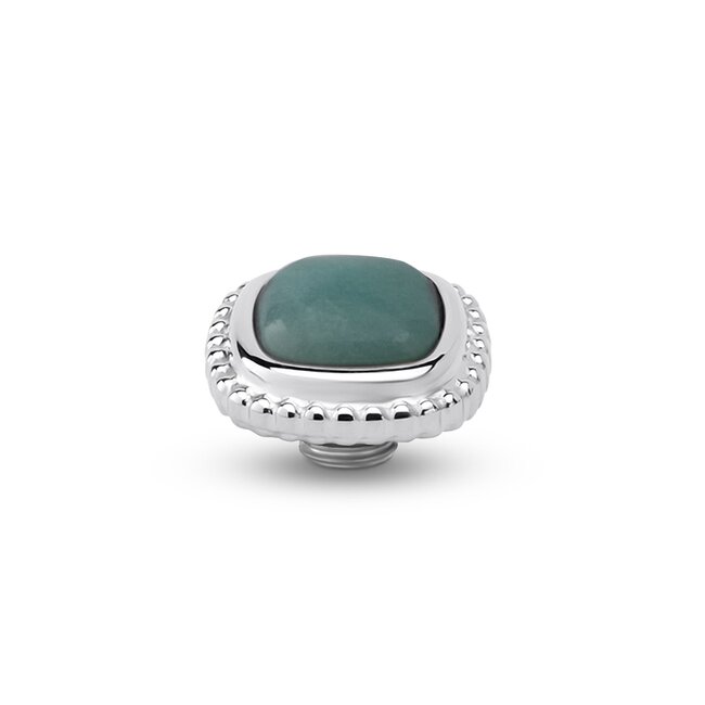 Vivid Bali Gem Square - Amazonite
