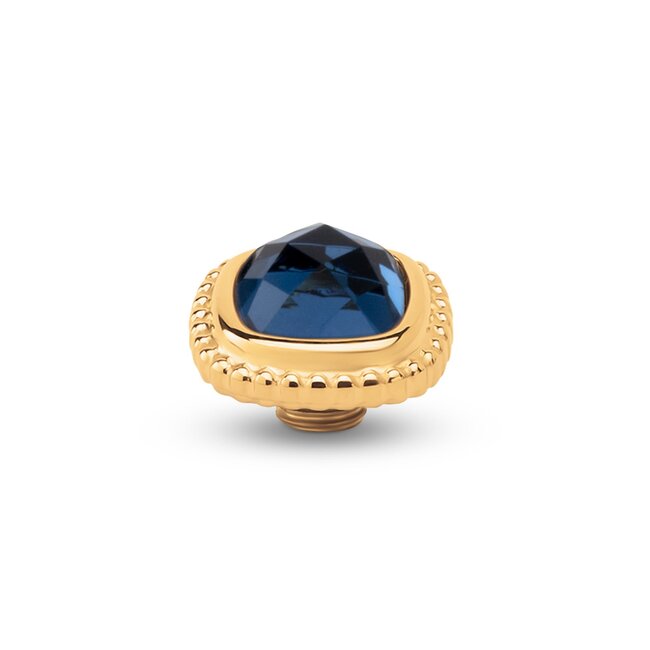 Melano Jewelry Vivid Bali CZ Square - Lake Blue