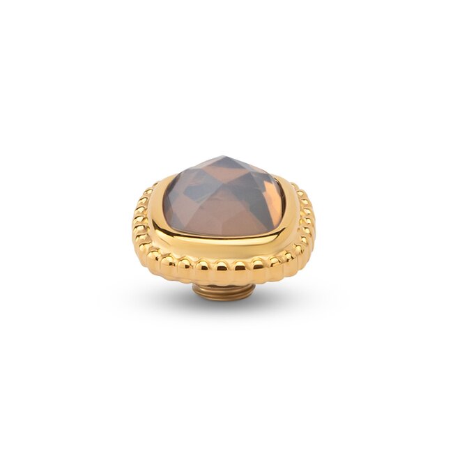 Melano Jewelry Vivid Bali CZ Square - Flanel Beige