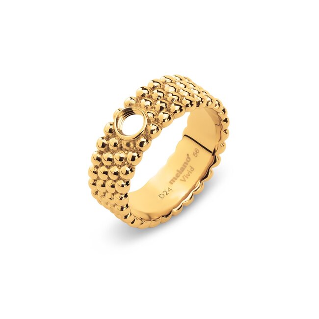 Melano Jewelry Vivid Vima Ring - Goudkleurig