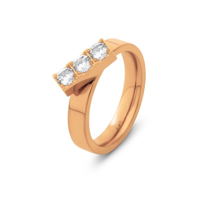 Twisted Actie Set Triple CZ - Crystal