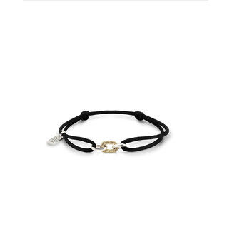 Buddha to Buddha Katja Link Koordarmband Bicolor Zwart