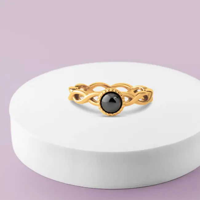 Twisted Go With The Flow Ring Set