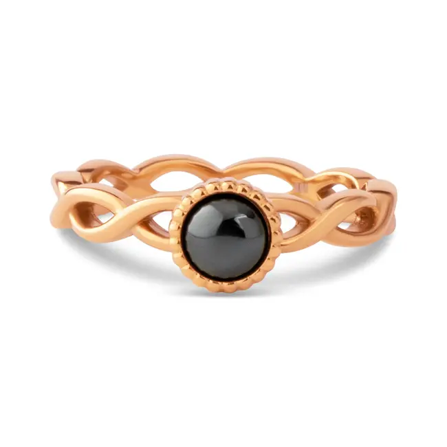 Twisted Go With The Flow Ring Set