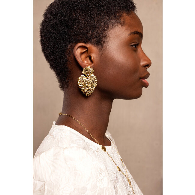 Iconic oorhangers met mexicaans hart