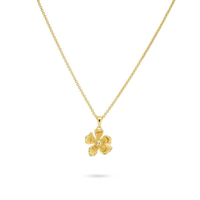 Ketting met statement bloem - 32485Y