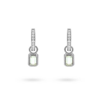 24Kae Oorbel met pendant - 424128S
