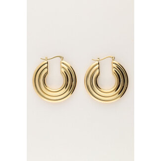 My Jewellery Bold oorringen met disc