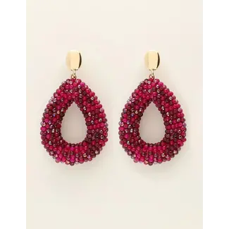 My Jewellery Statement oorbellen drop - Pink