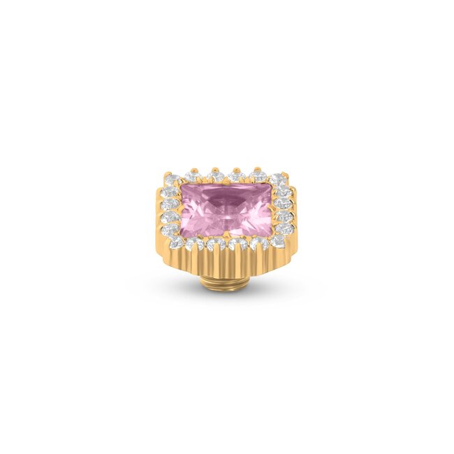 Melano Jewelry Vivid Antique CZ Steen - Diamond pink