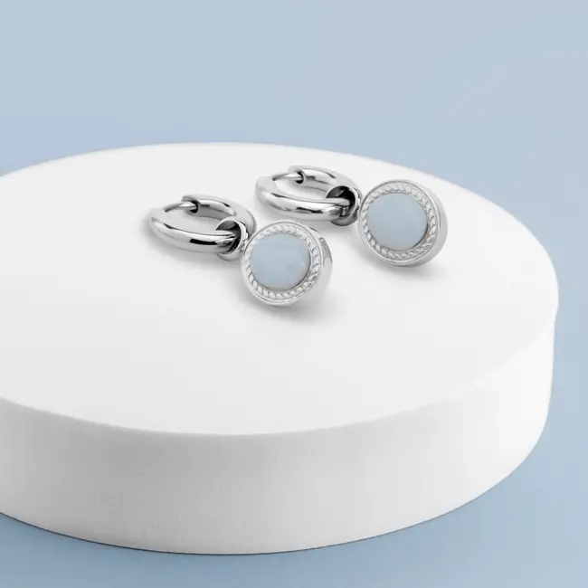 Friends & Vivid Aqua Glow Oorbellen Set