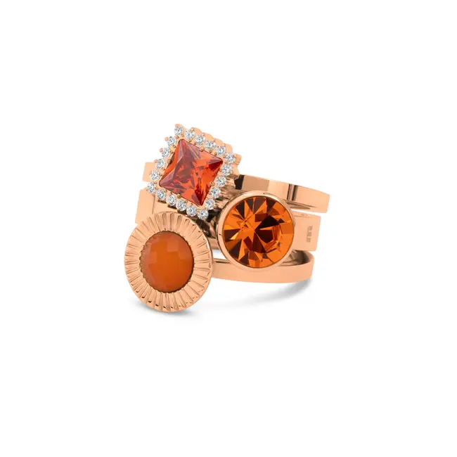 Vivid & Twisted Sunrise Spark Ringen Set